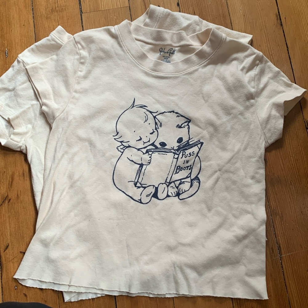 John Galt cropped baby tees